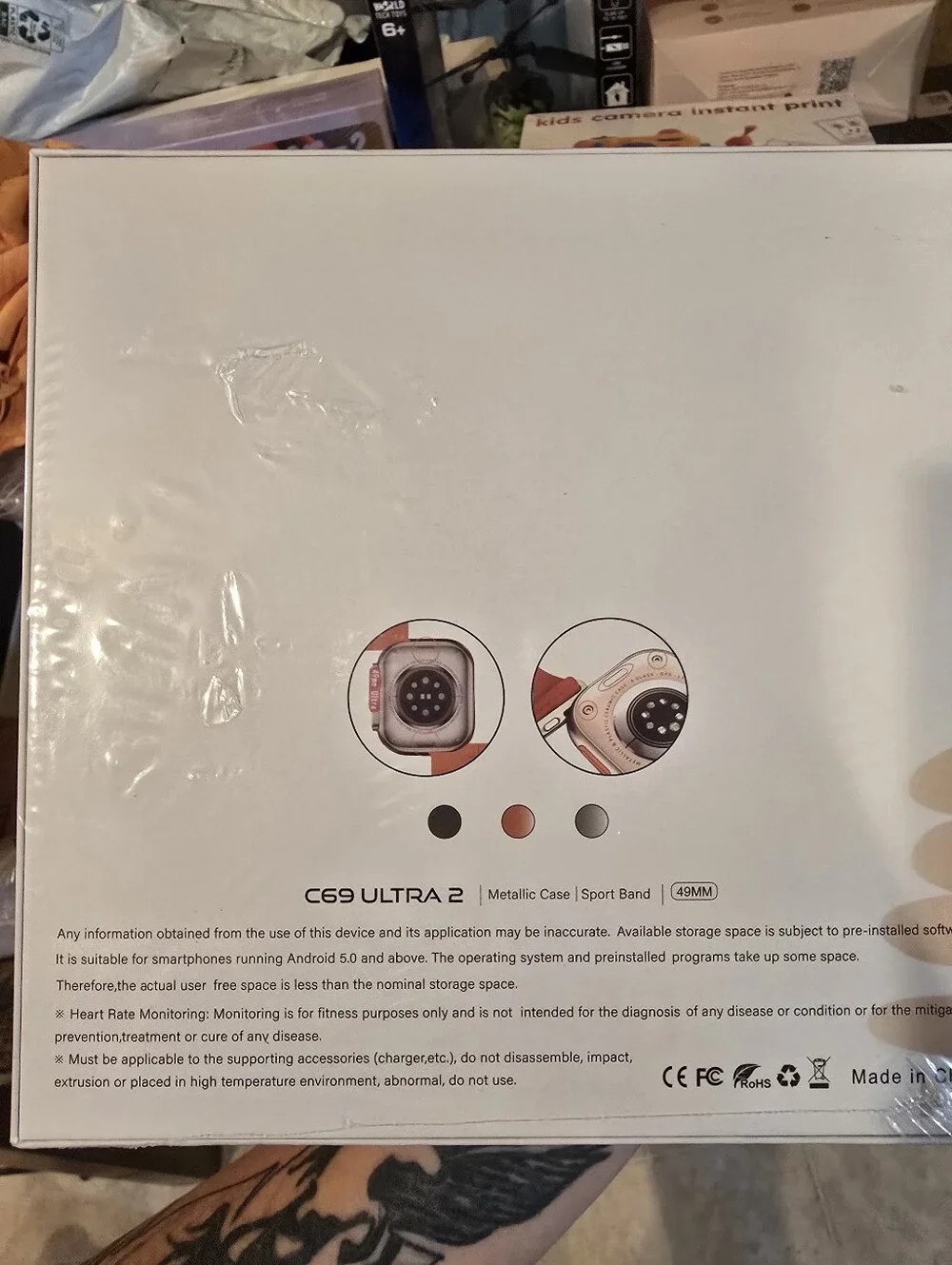 Smartwatch - Black With Multiple Bands